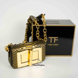 Tom Ford, Bags, As Seen On Beyonc Authentic Tom Ford Natalia Gold Python  Bag