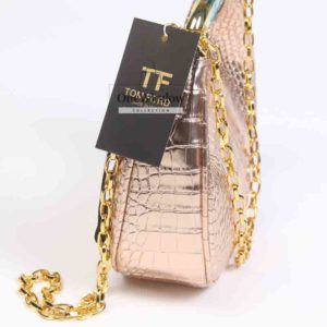 Tom Ford Bianca Mini Hobo Bag In Rose Gold