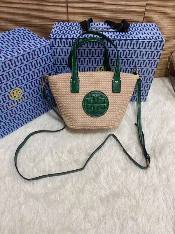 Ella Woven Straw Tote Bag