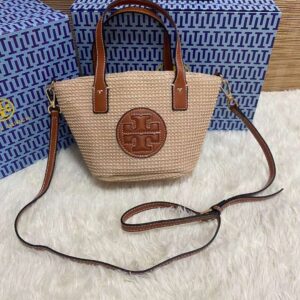 Ella Woven Straw Tote Bag