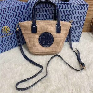 Ella Woven Straw Tote Bag