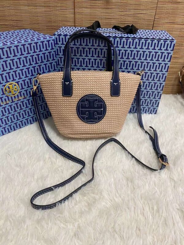 Ella Woven Straw Tote Bag