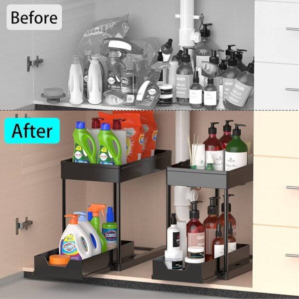 2 Tier Under Sink Organizer