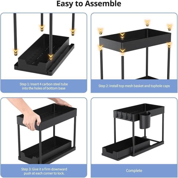 2 Tier Under Sink Organizer