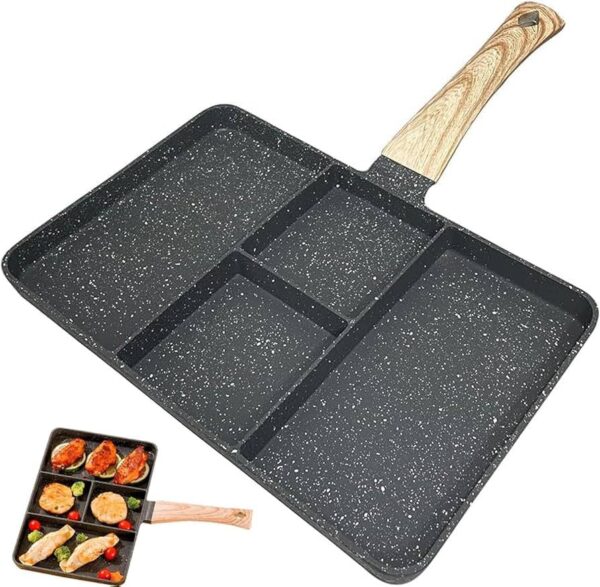 4in1 Divided Granite Pan