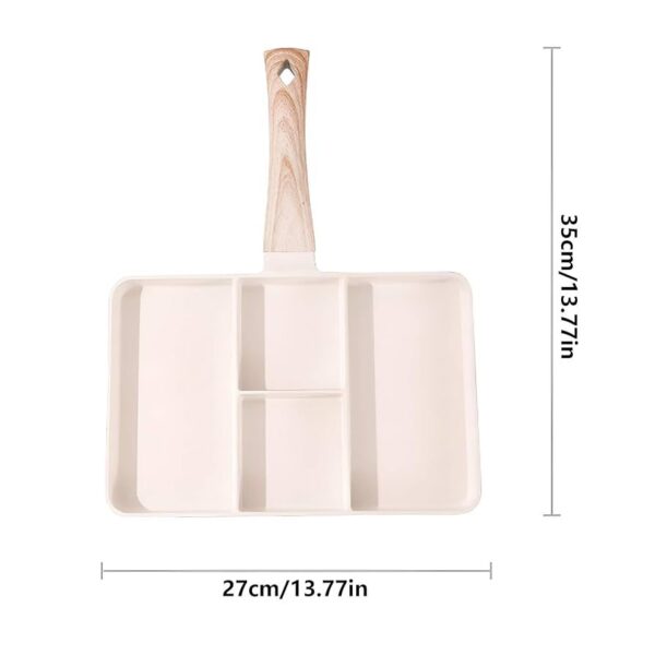 4in1 Divided Granite Pan