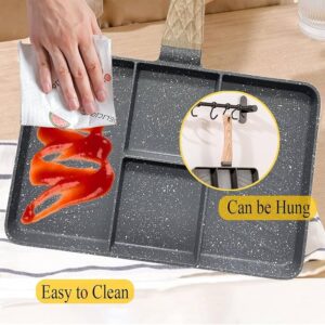 4in1 Divided Granite Pan
