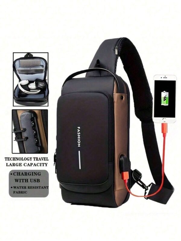 Anti-Theft Sling Shoulder Bag
