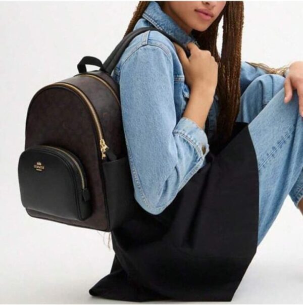 COACH Court Backpack in Signature Canvas