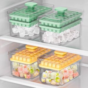 Double Layer Ice Cube Mold | Lid Design Ice Cube Tray for Cocktails & Drinks