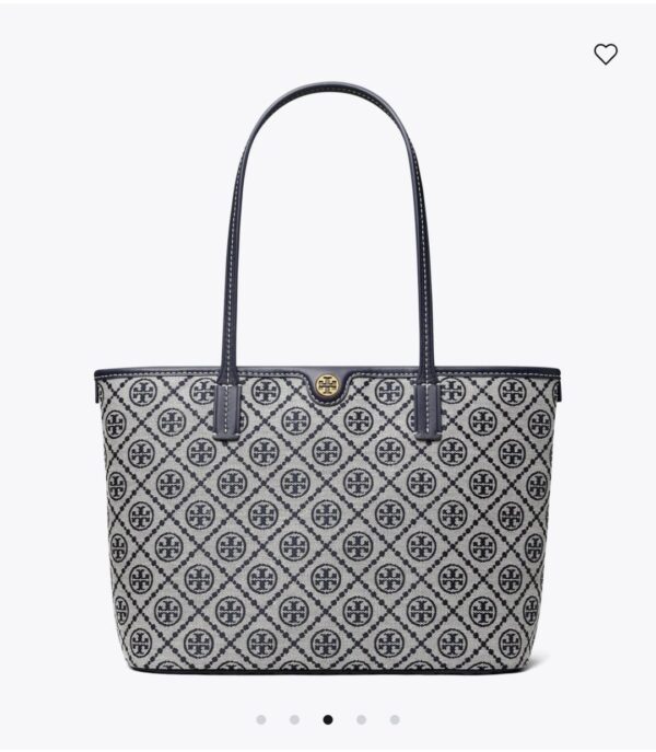 Tory Burch Small T Monogram Zip Tote, Tory Burch handbags Pakistan, women’s luxury tote bags, designer handbags online, branded handbags for women, One Window Collection