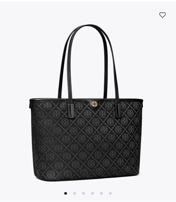 Tory Burch Small T Monogram Zip Tote, Tory Burch handbags Pakistan, women’s luxury tote bags, designer handbags online, branded handbags for women, One Window Collection