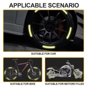 Wheels Hub Reflective Stickers
