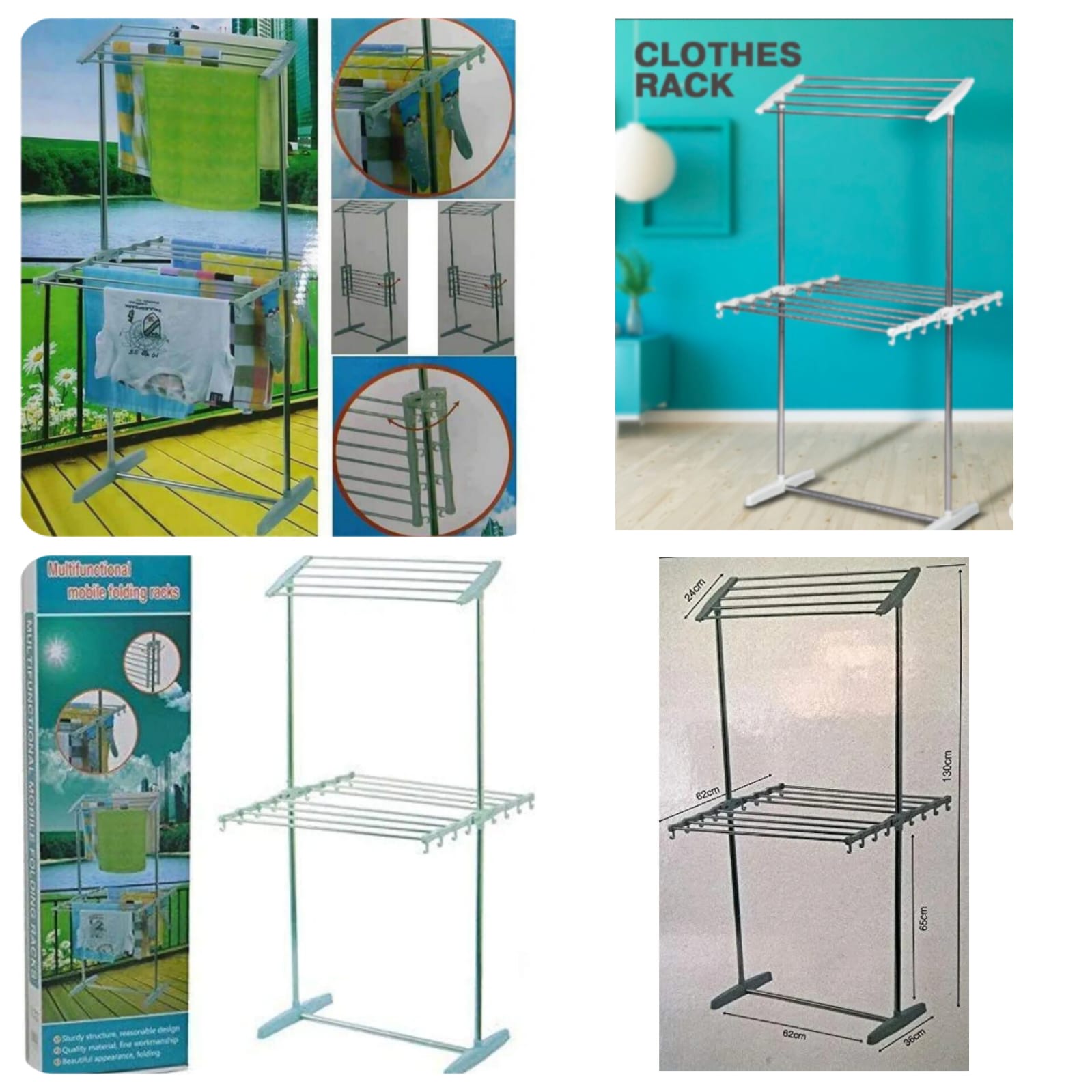 2 Layer Attachable Towel Rack 2 Layer Attachable Towel Rack