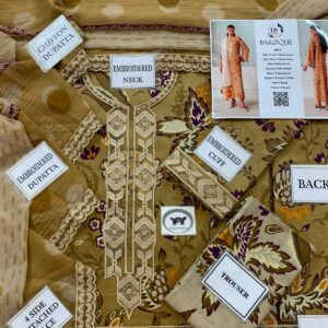 Pakistani embroidered summer lawn dress