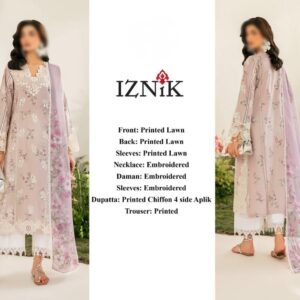 Iznik Lawn 3 Piece Suit 2025
