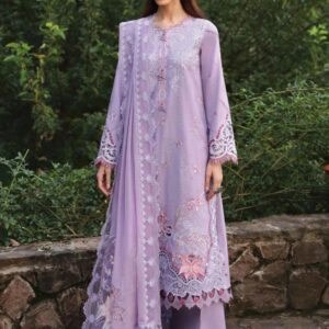 Qalamkar lawn 3 piece suit