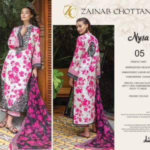 Zainab Chottani Nysa – Embroidered Lawn 3 Piece Suit
