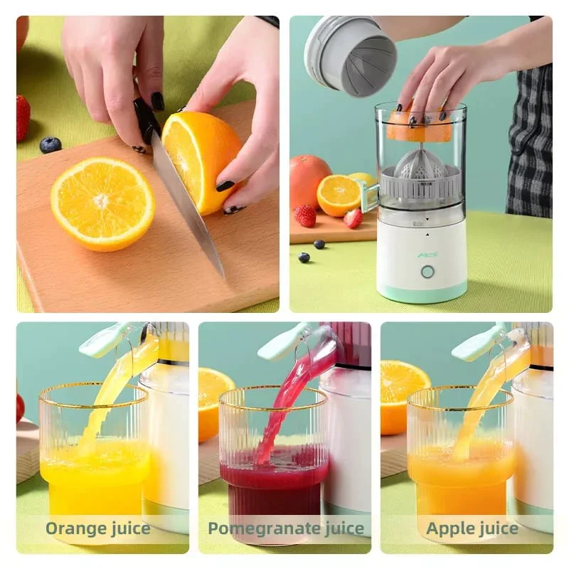 Portable Electric Orange Juicer (1) Portable Electric Orange Juicer